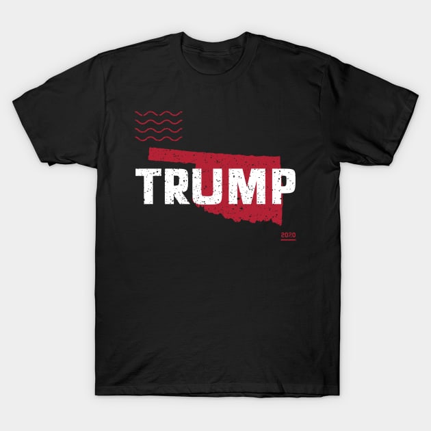 Trump Oklahoma 2020 - Red Wave, Red State T-Shirt by Family Heritage Gifts